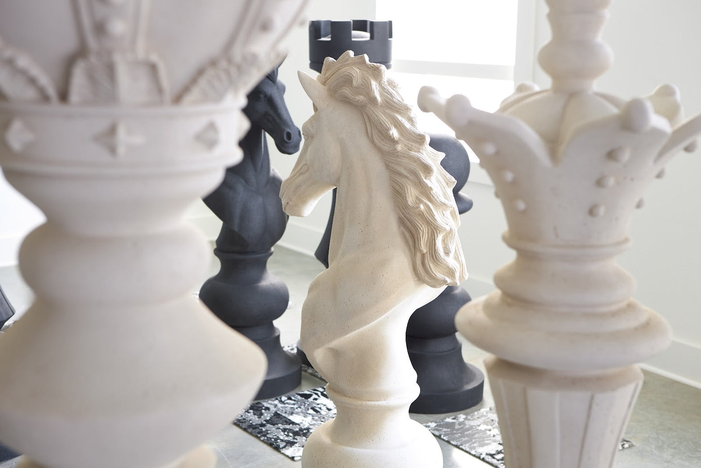 King Chess Sculpture