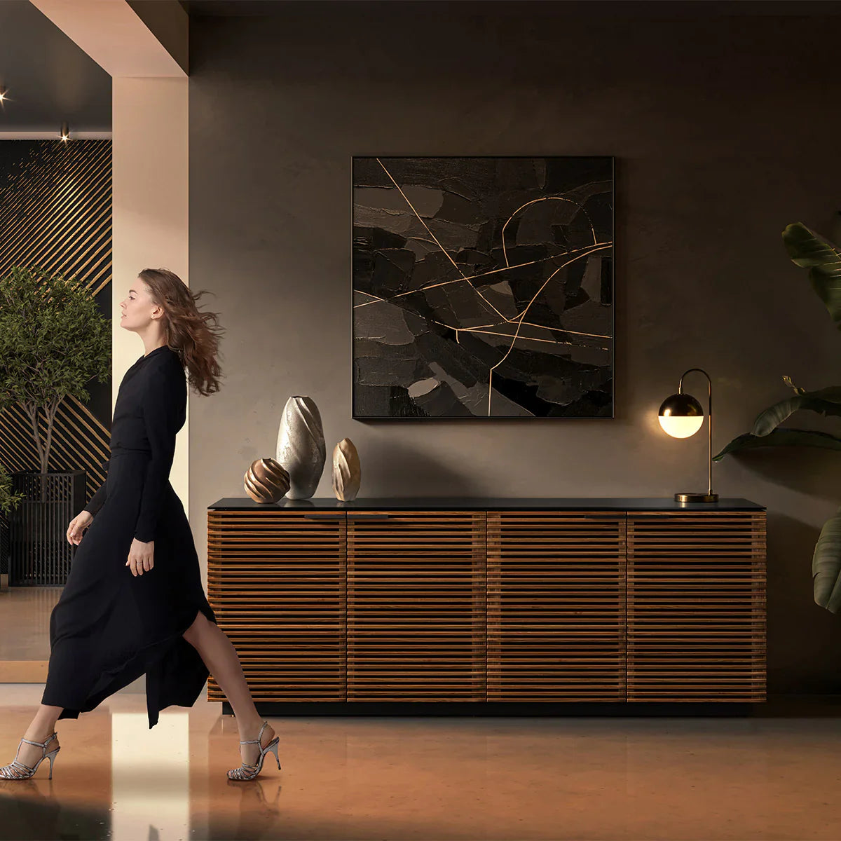 BDI Corridor 8109 4-Door Storage Credenza