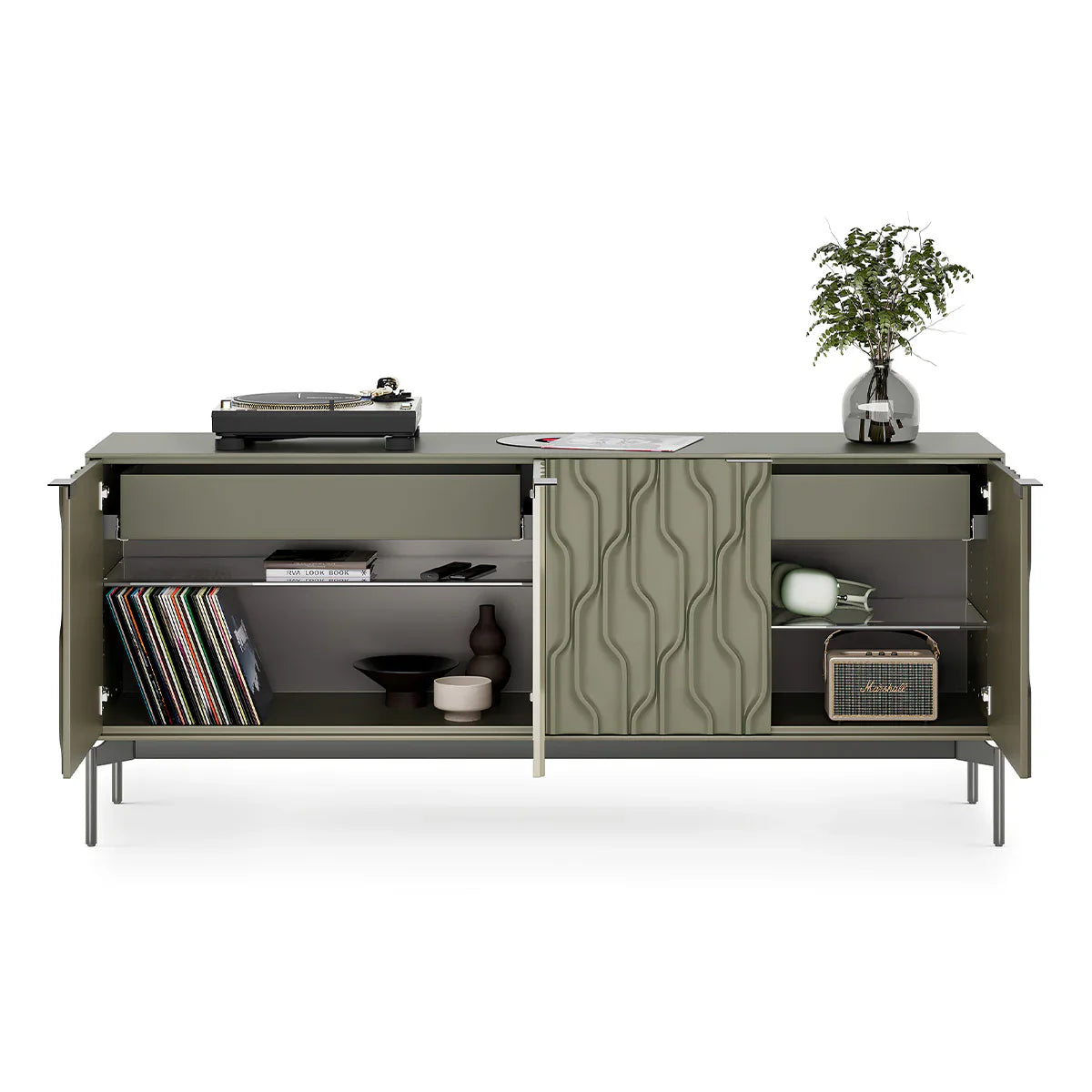 BDI Mesa 7639 4-Door Credenza