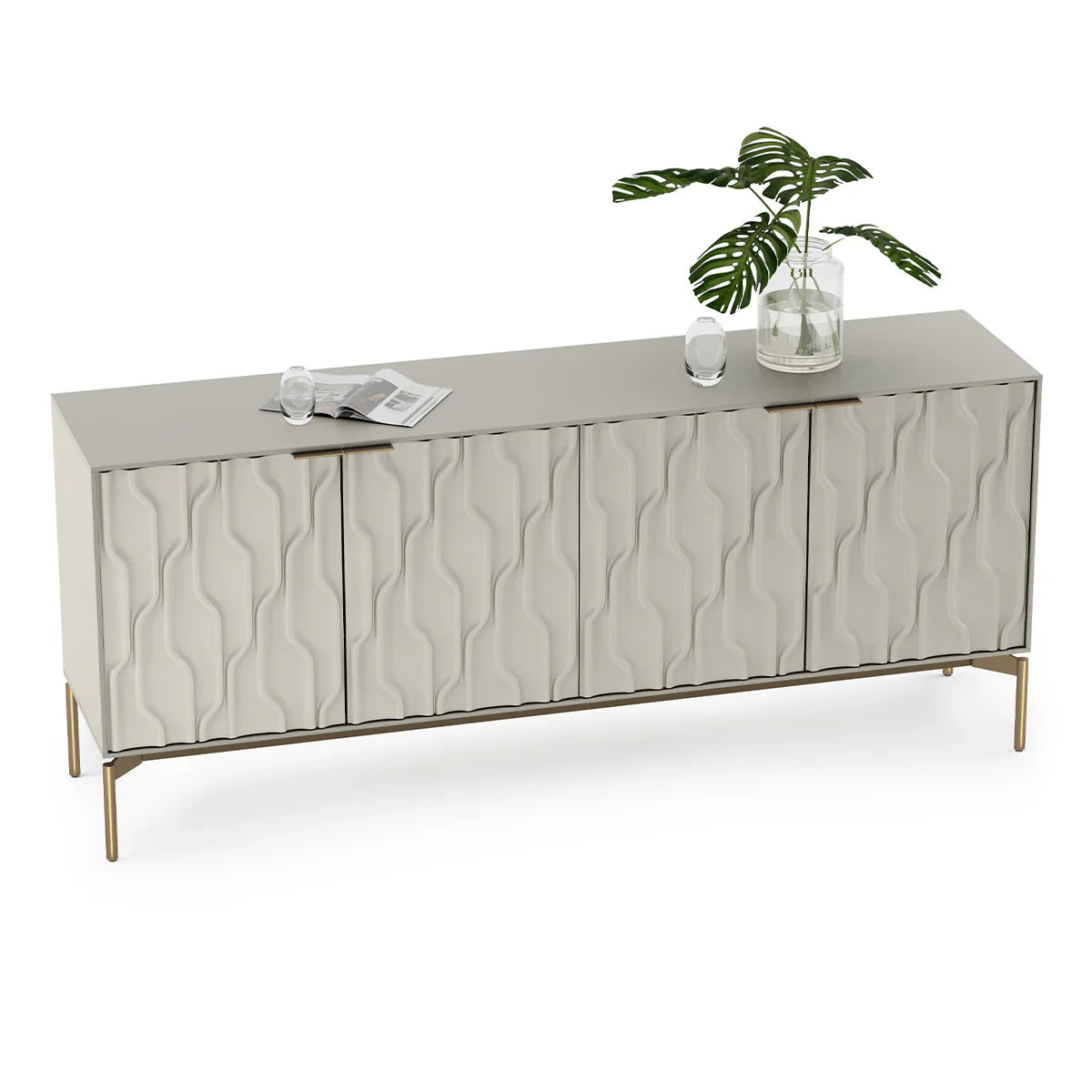 BDI Mesa 7639 4-Door Credenza