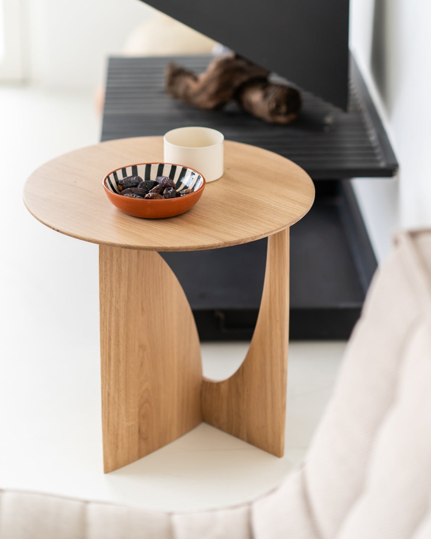 Geometric side table