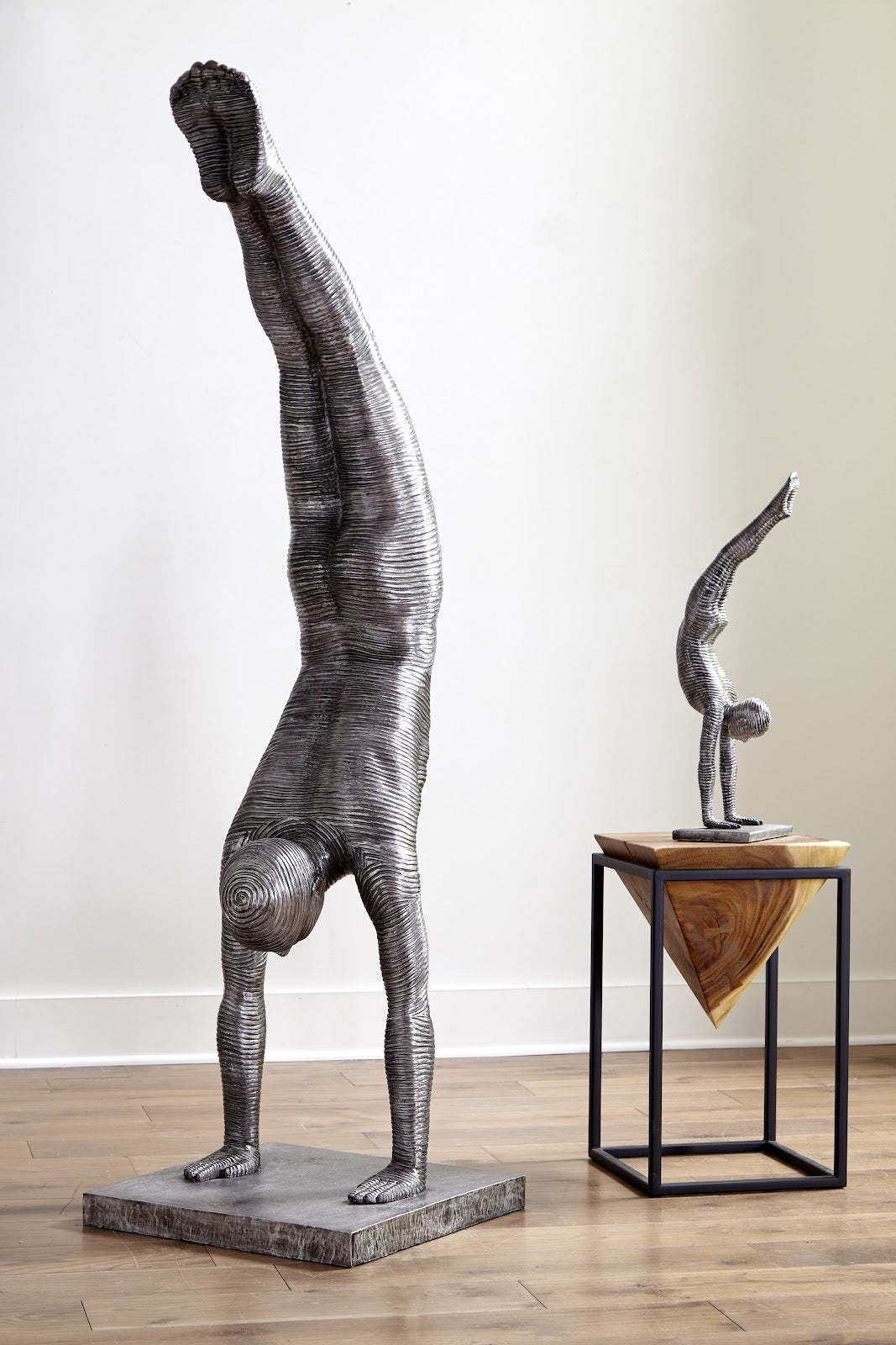 Handstand Sculpture, Aluminum Large