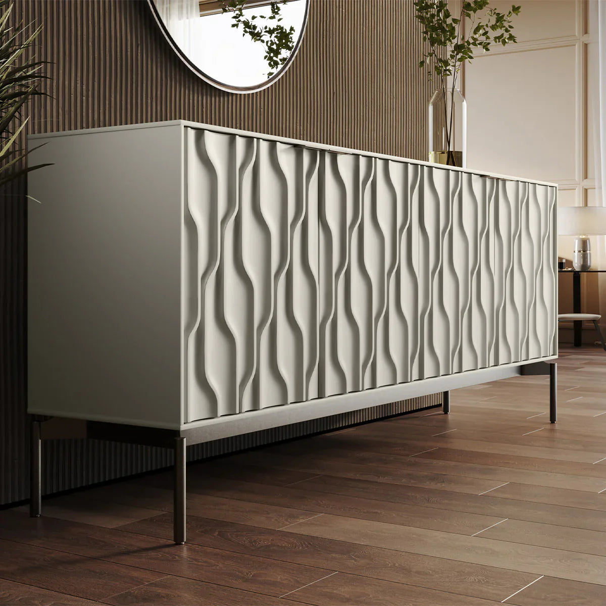 BDI Mesa 7639 4-Door Credenza