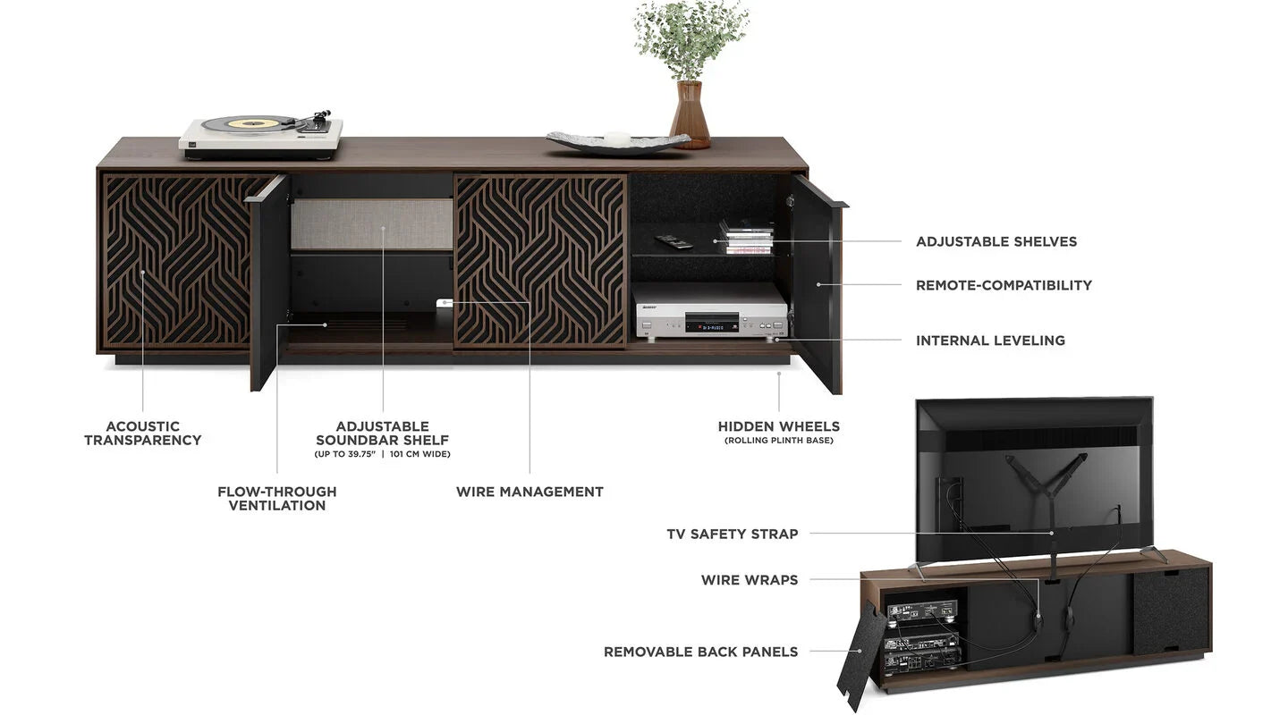 Elements 8703 Weave Media Cabinet