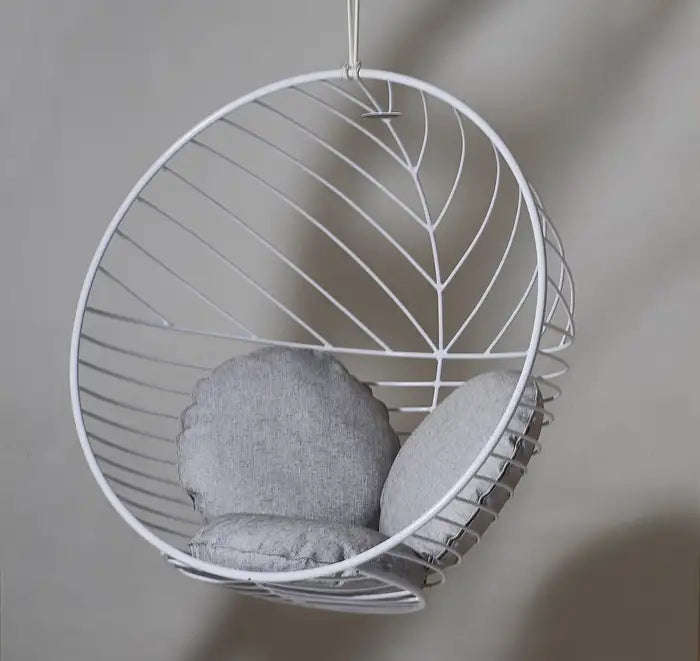 Bubble Outdoor Chair with Grey Cushions