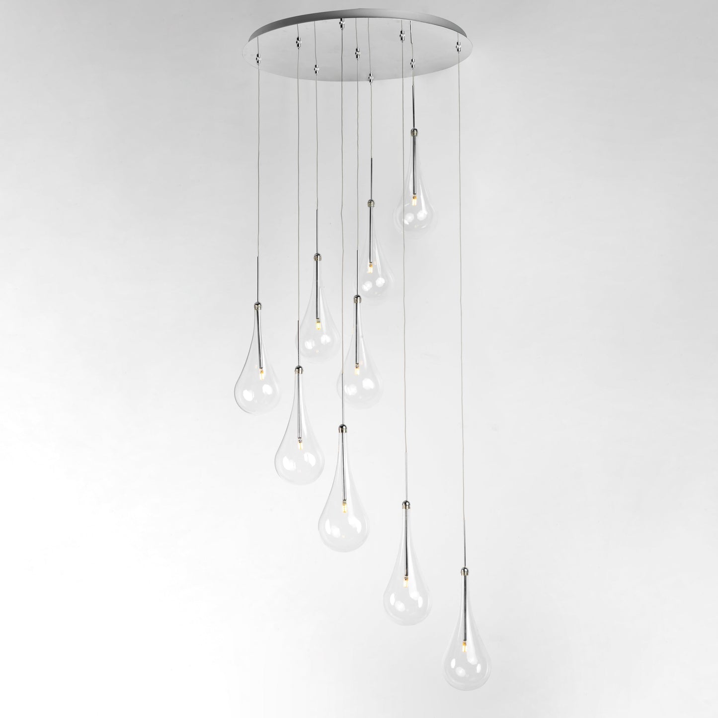 LARMES 9-LIGHT PENDANT ROUND