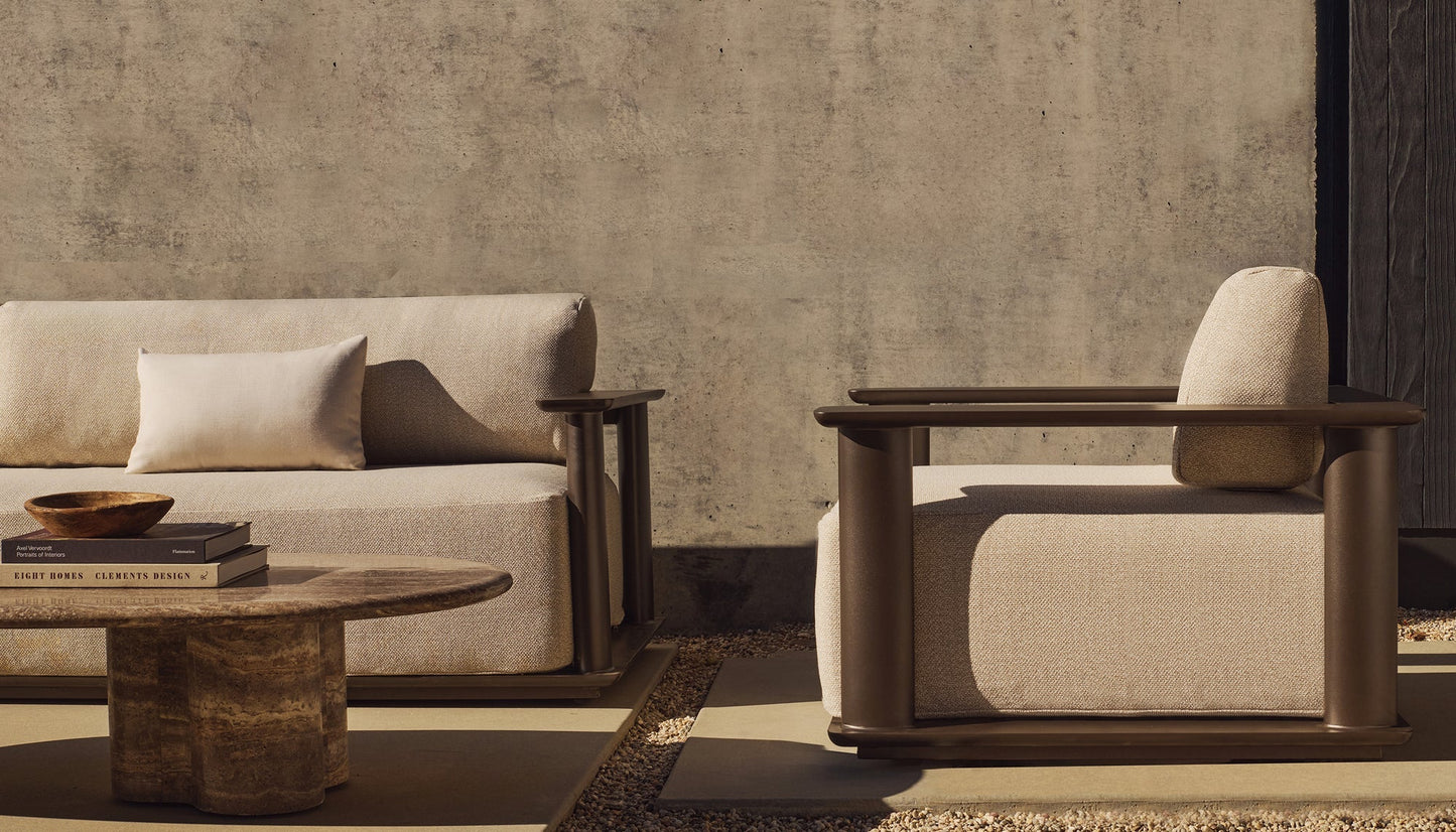 Newport Aluminum Sofa 96