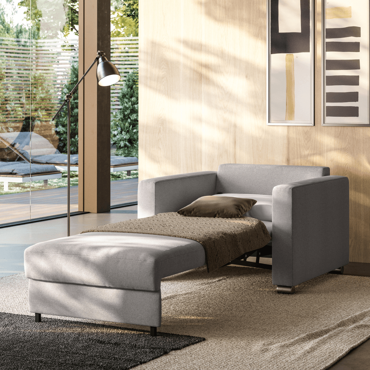 Fantasy Cot Size Chair Sleeper