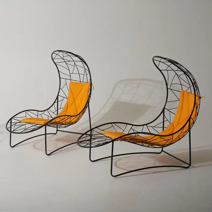 Recliner Hanging Swing Chair in Black