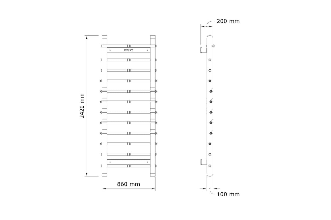 SCALA Basic Wall Bar System