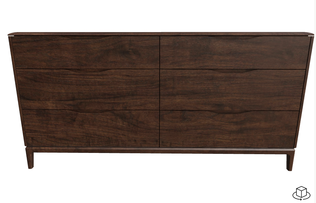 River 6 Drawer dresser