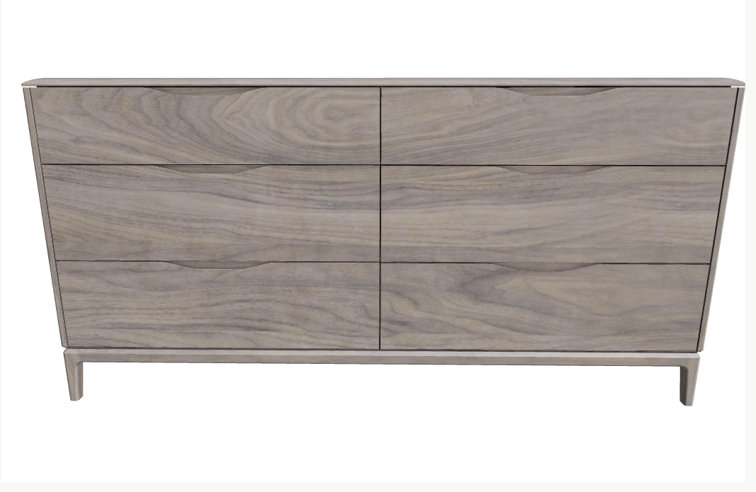 River 6 Drawer dresser