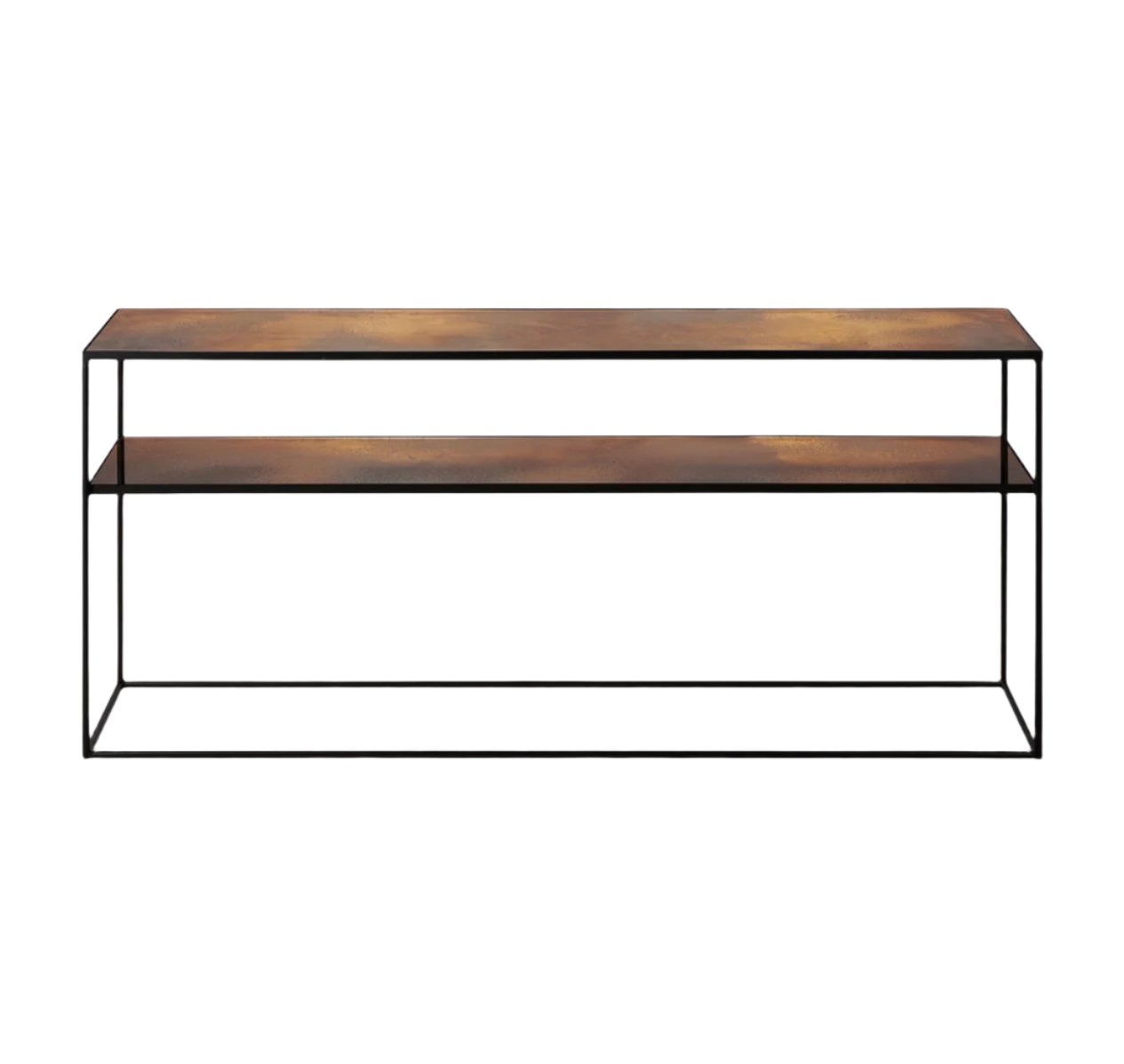 Aged sofa console