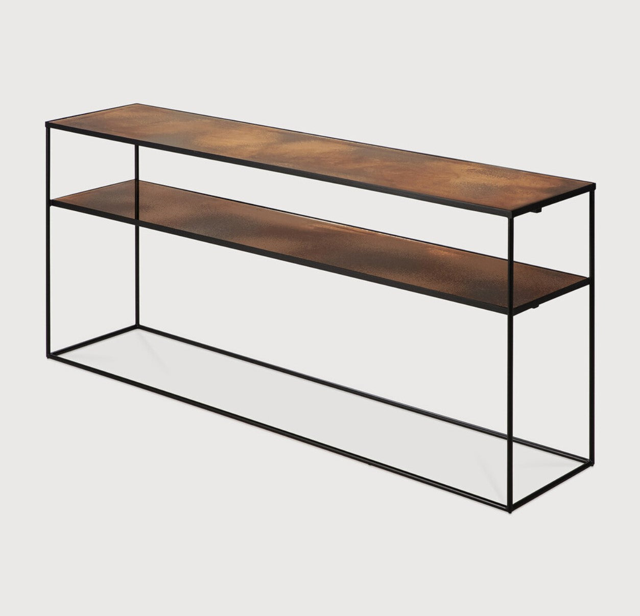 Aged sofa console