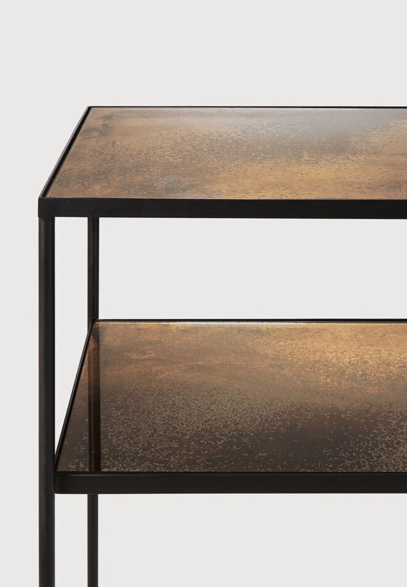 Aged sofa console