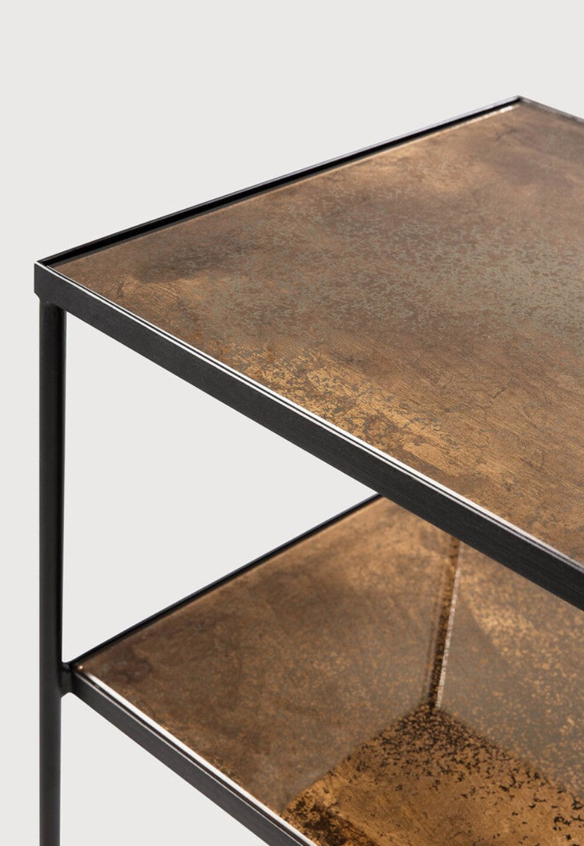 Aged sofa console