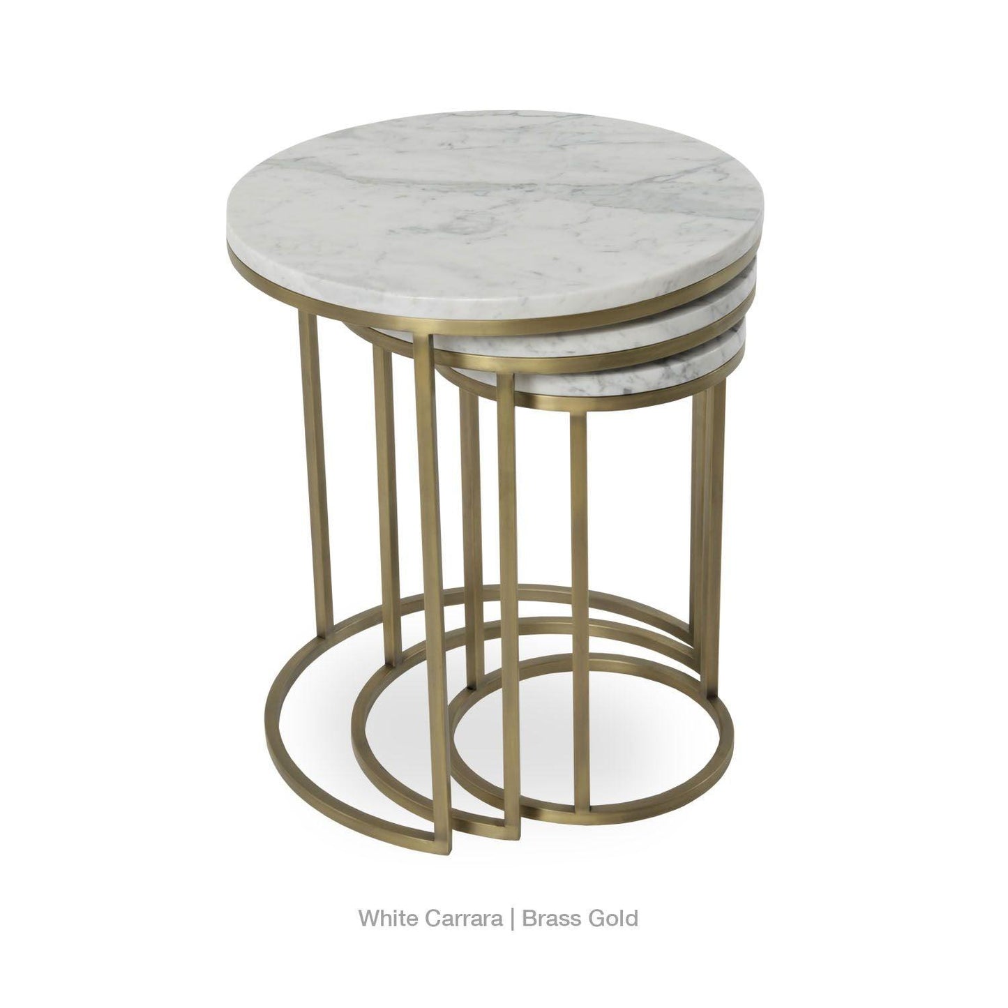 ALEXY MARBLE TOP NESTING TABLE