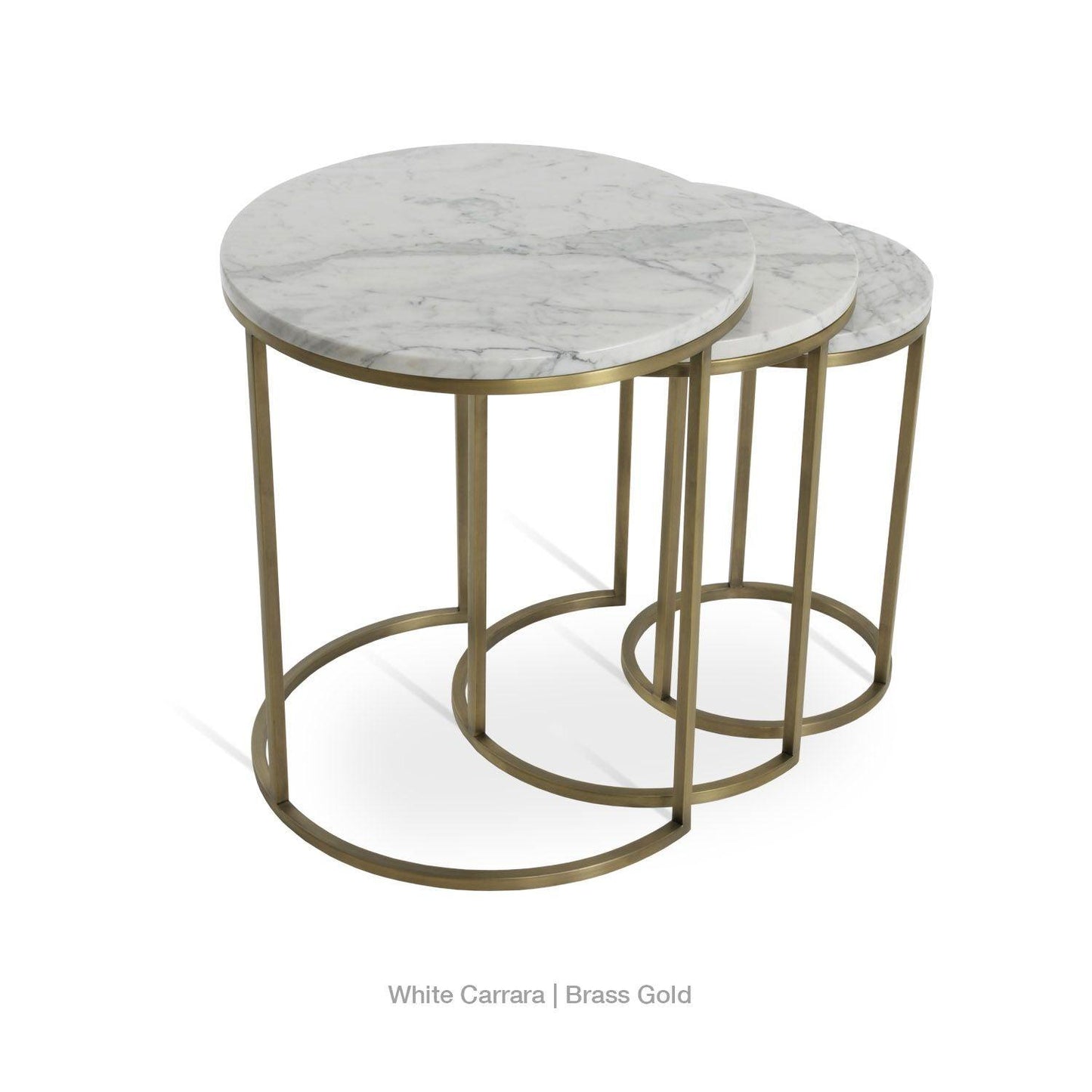 ALEXY MARBLE TOP NESTING TABLE