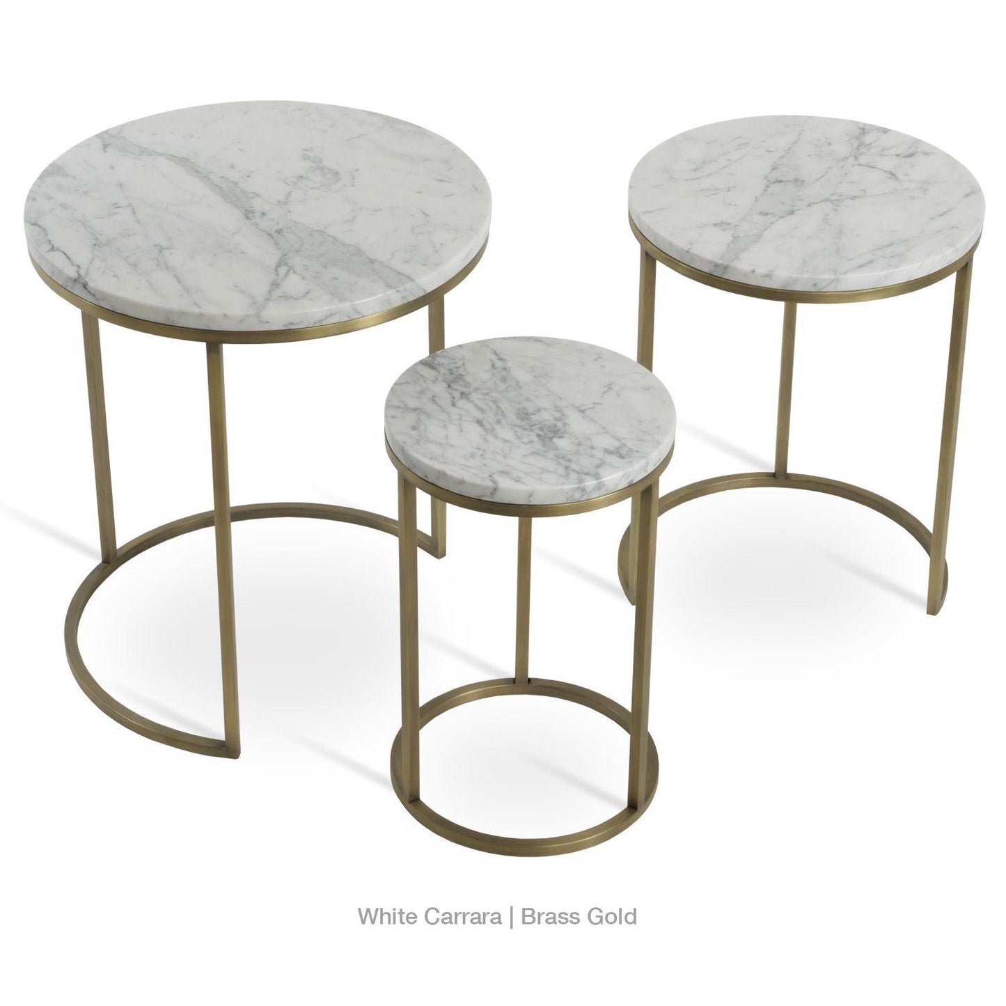 ALEXY MARBLE TOP NESTING TABLE