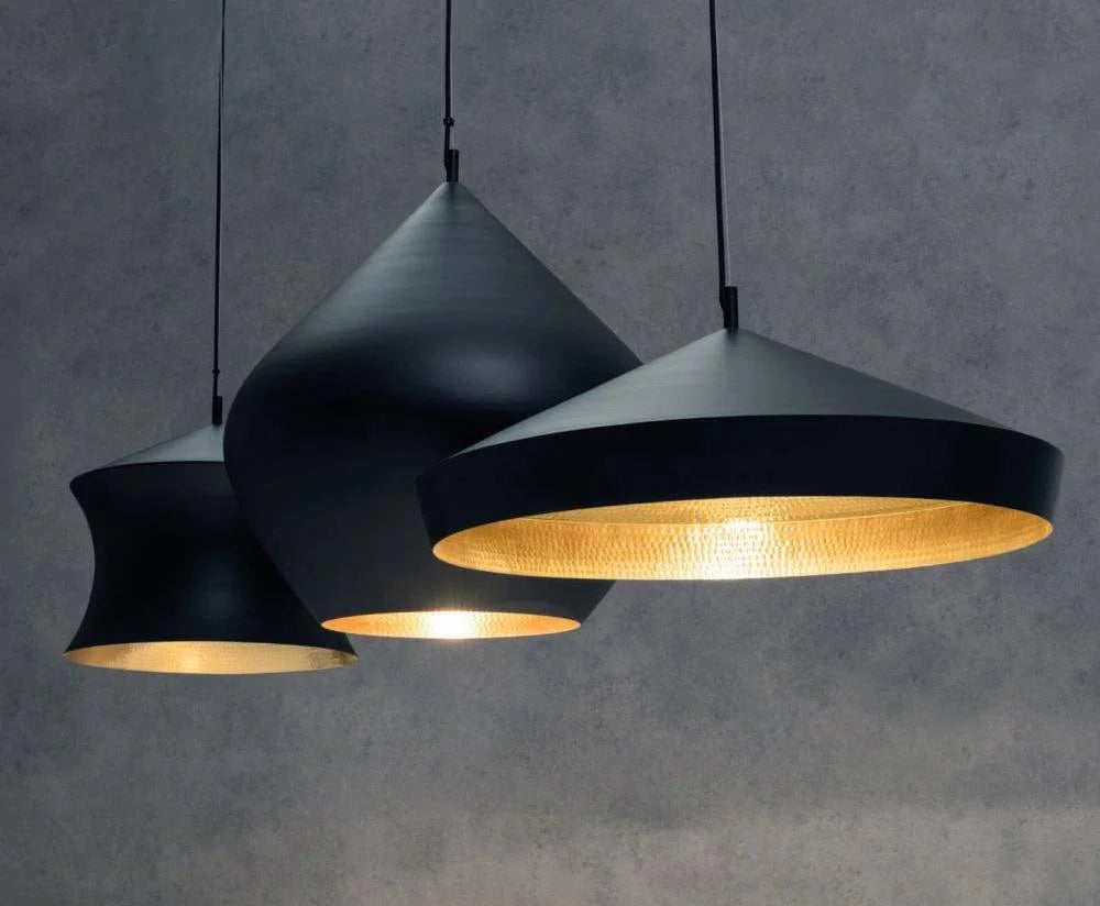 BEAT LED FLAT PENDANT BLACK