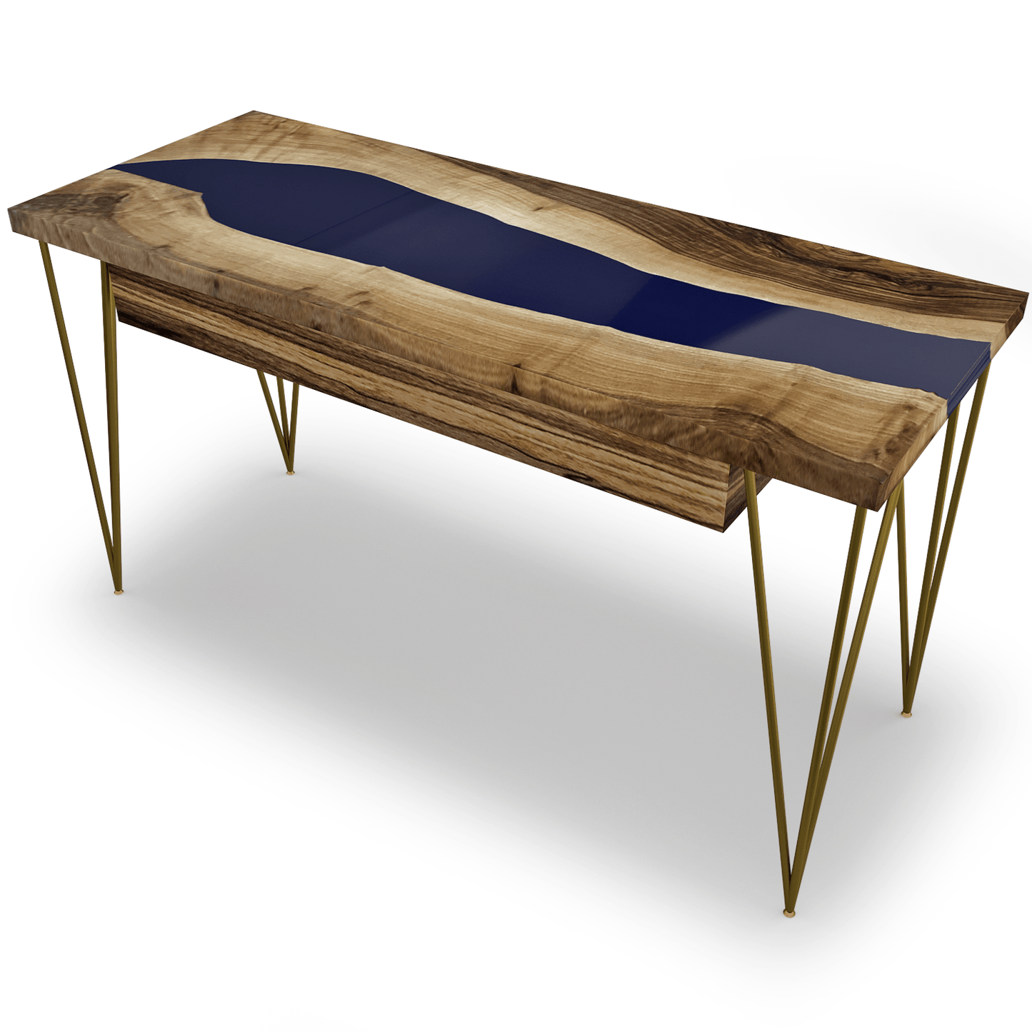Brontes Walnut Wood River Desk