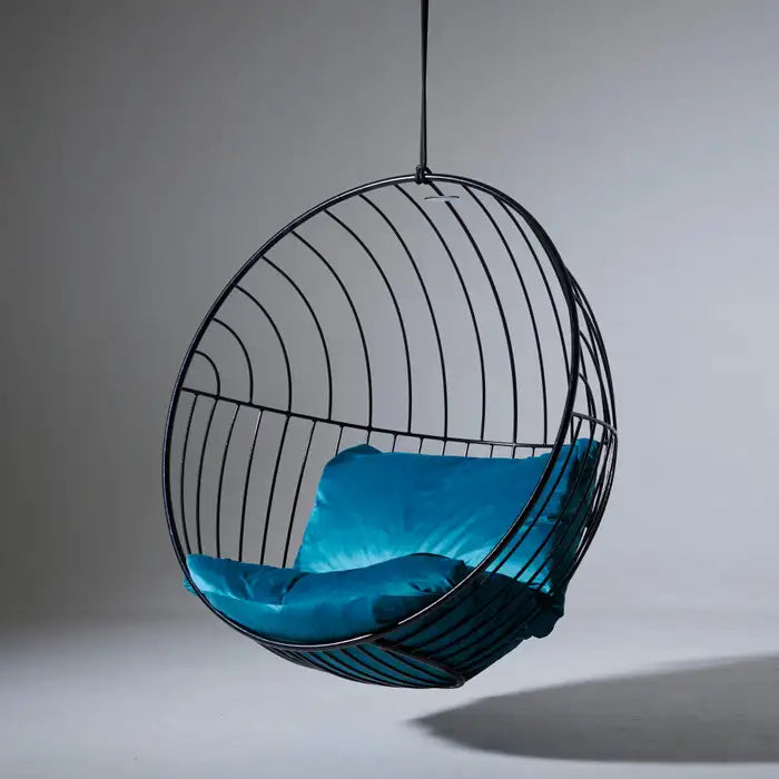 Bubble Outdoor Chair with Grey Cushions