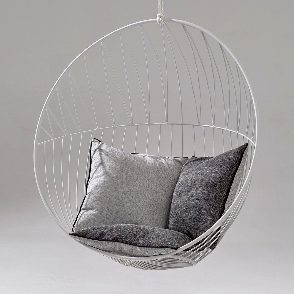 Bubble Outdoor Chair with Grey Cushions