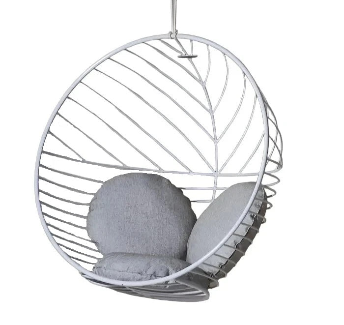 Bubble Outdoor Chair with Grey Cushions