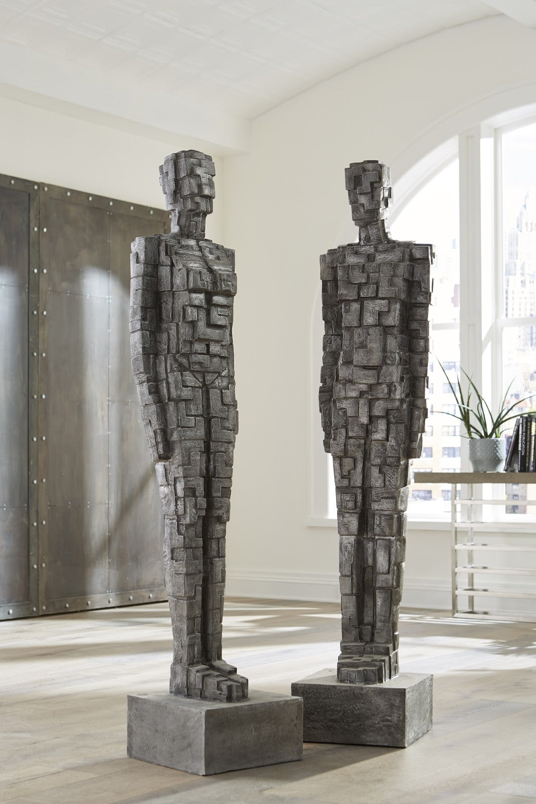 Puzzle Woman Sculpture