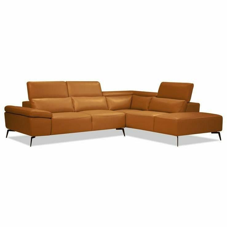CAMELLO LEATHER SECTIONAL