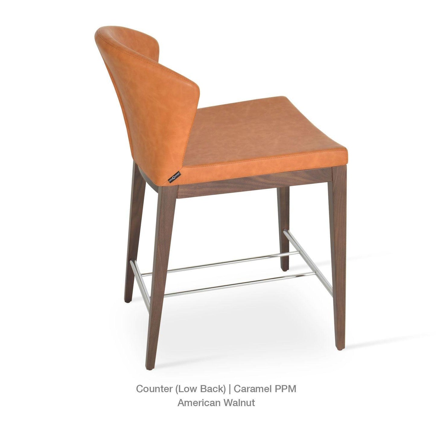 CAPRI WOOD LOW BACK STOOL