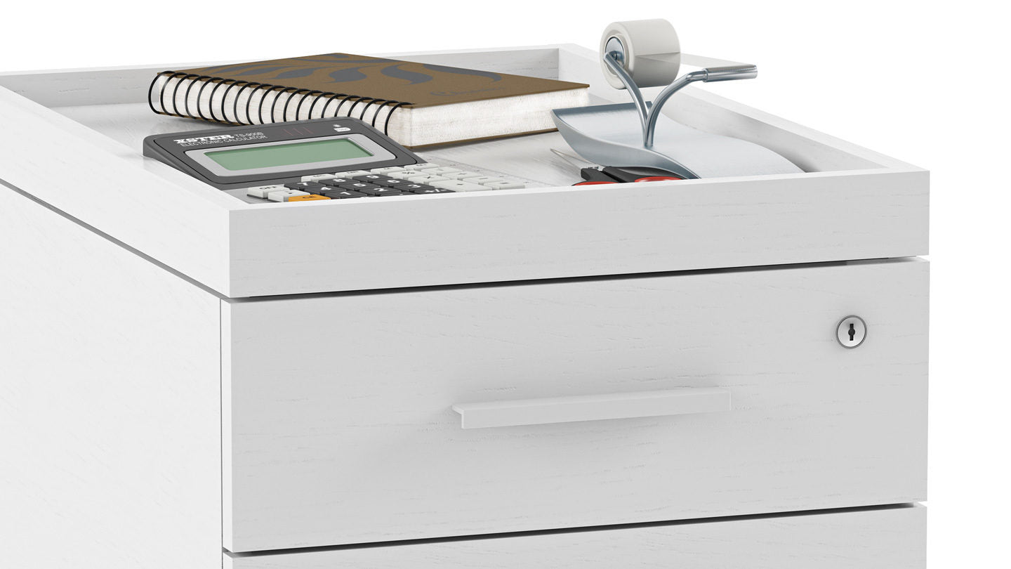 Centro Mobile Two Drawer Pedestal 6407
