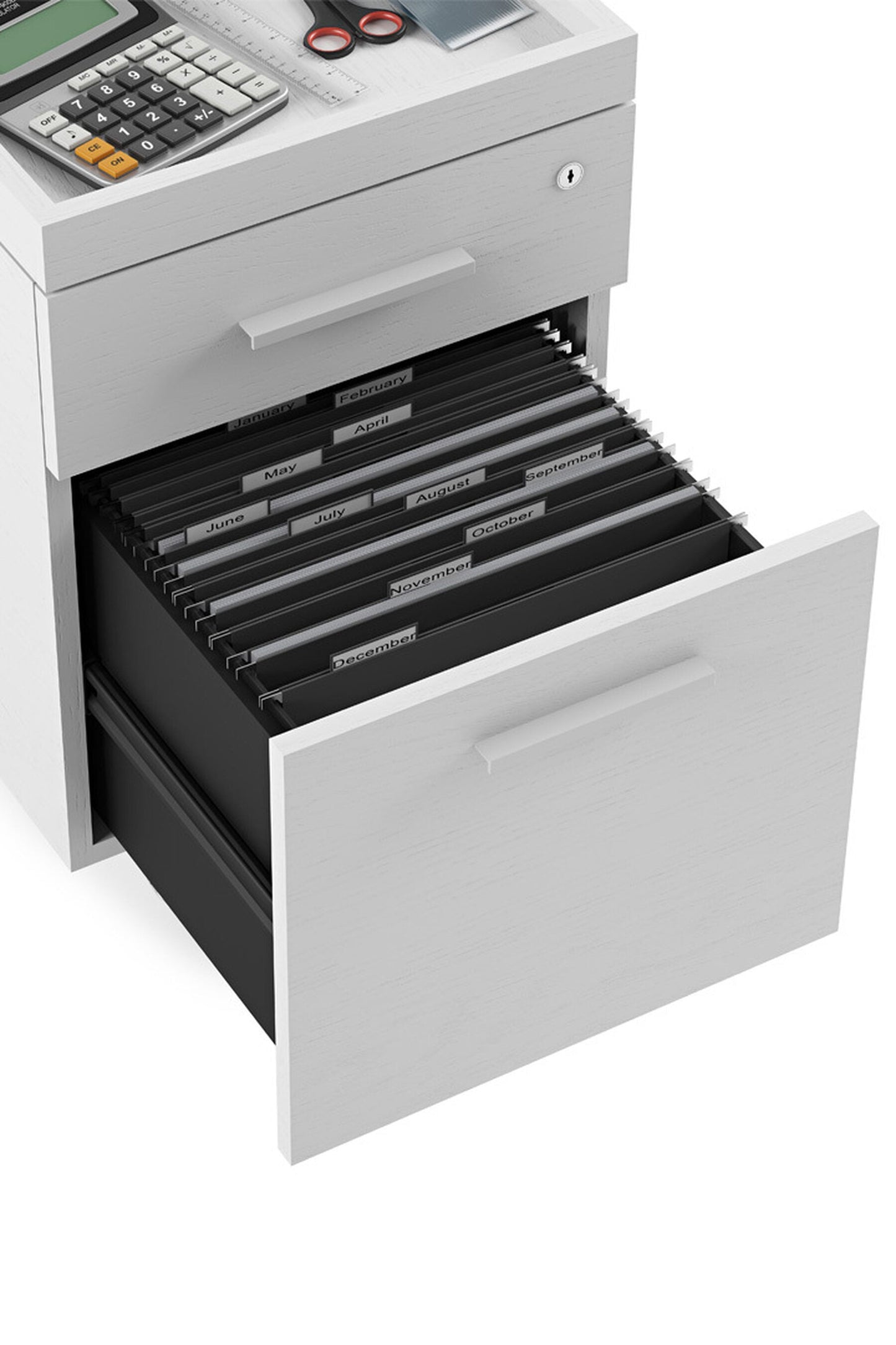 Centro Mobile Two Drawer Pedestal 6407