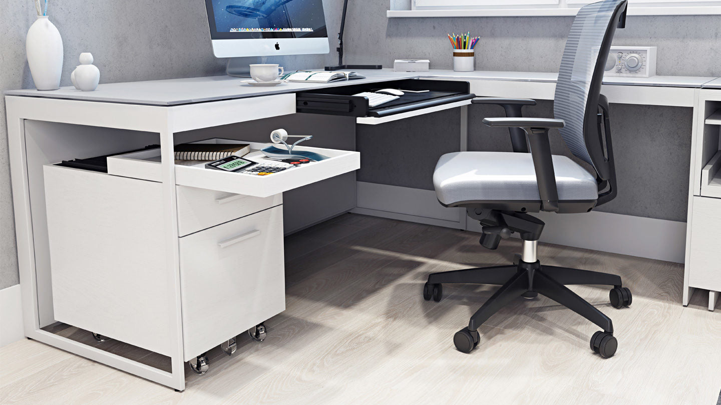 Centro Mobile Two Drawer Pedestal 6407