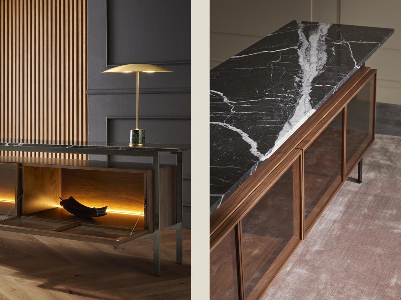 Chicago Glass Doors Sideboard