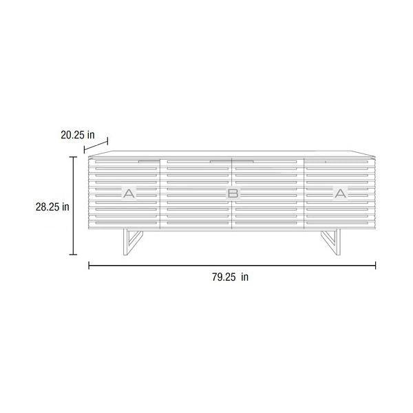 Corridor 8173 Home Theater Cabinet