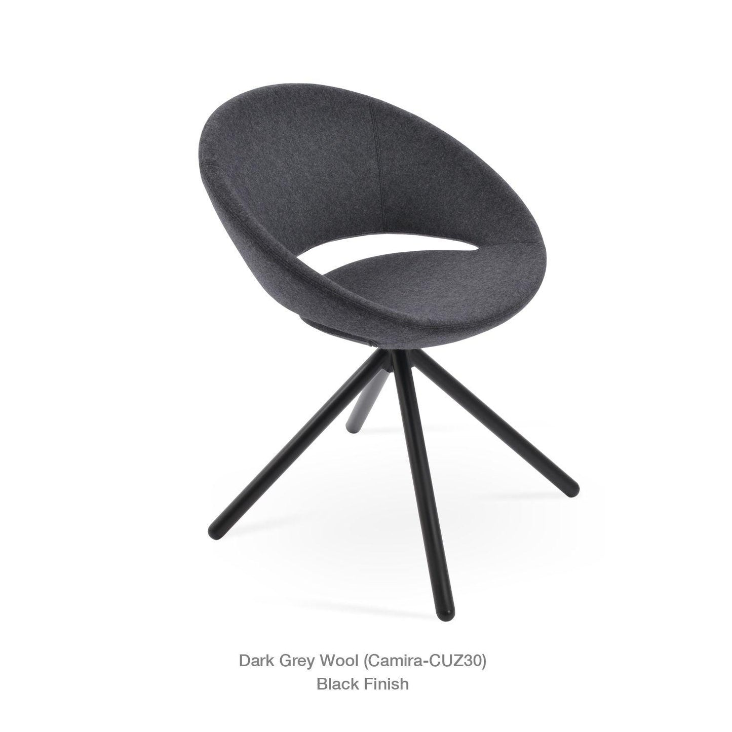 CRESCENT STICK SWIVEL CHAIR
