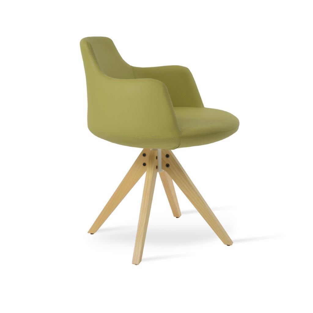 Dervish Pyramid Swivel Dining Chair
