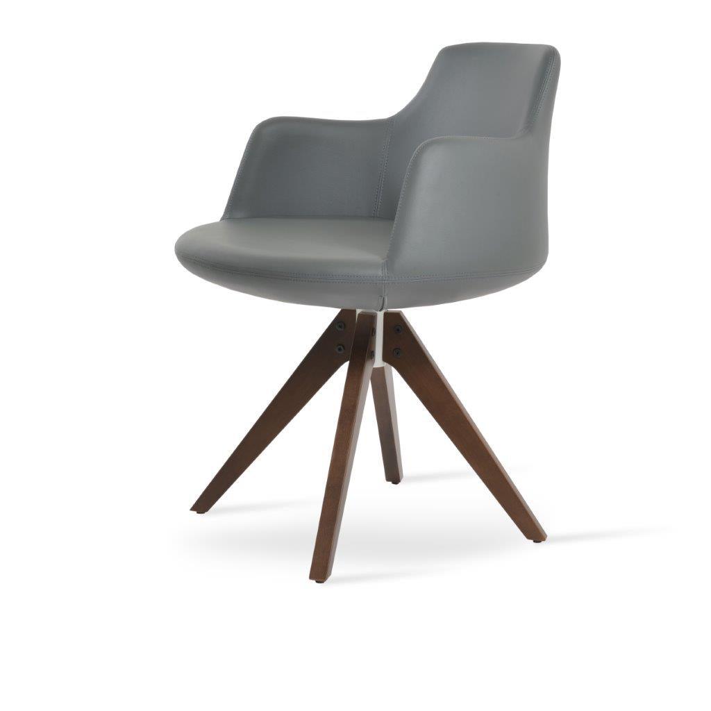 Dervish Pyramid Swivel Dining Chair