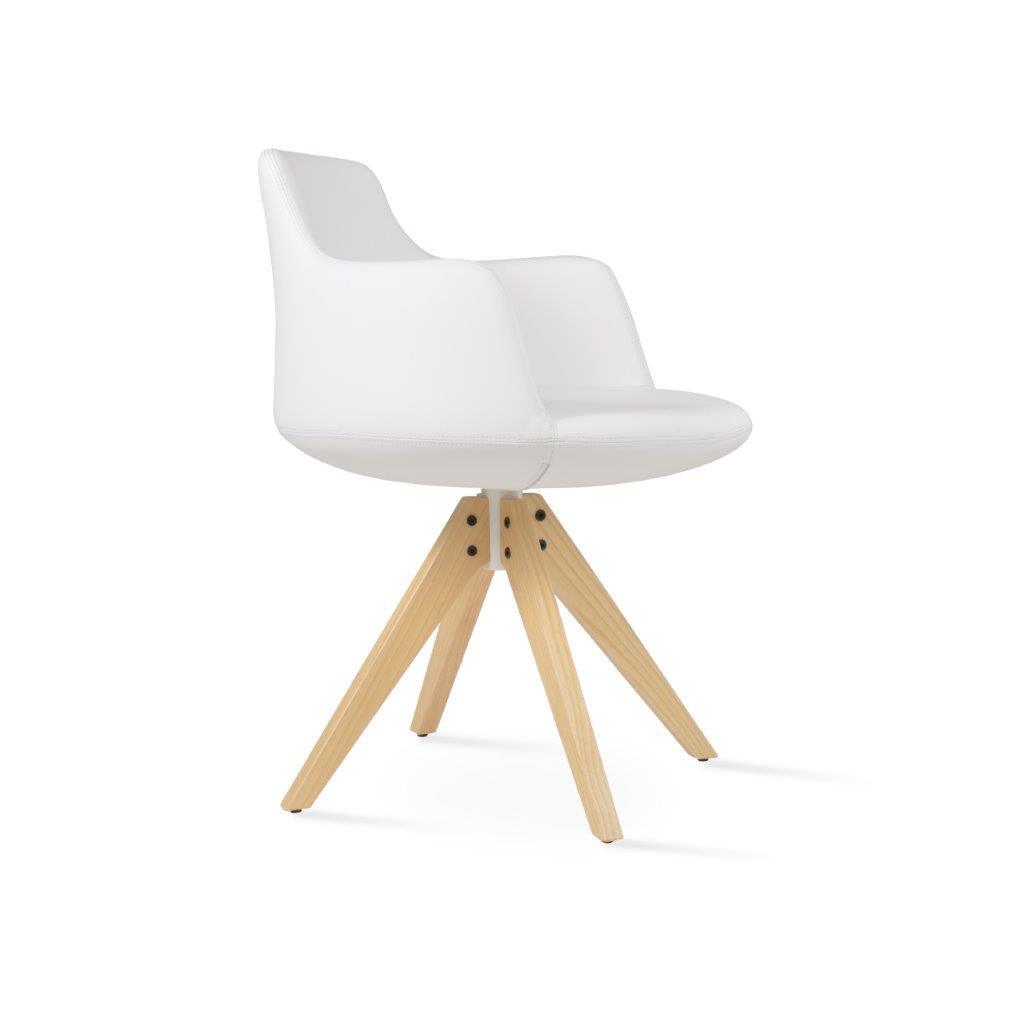 Dervish Pyramid Swivel Dining Chair
