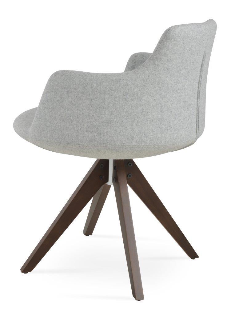 Dervish Pyramid Swivel Dining Chair