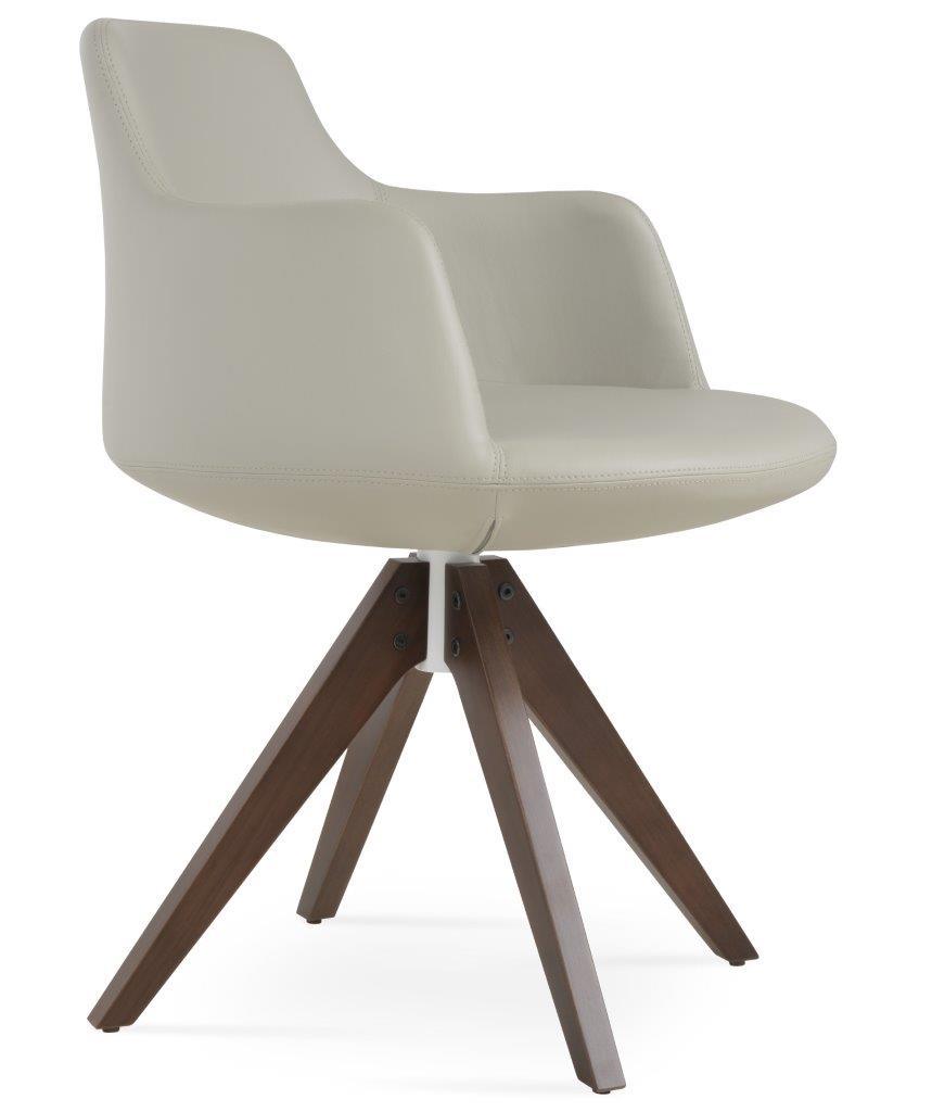 Dervish Pyramid Swivel Dining Chair