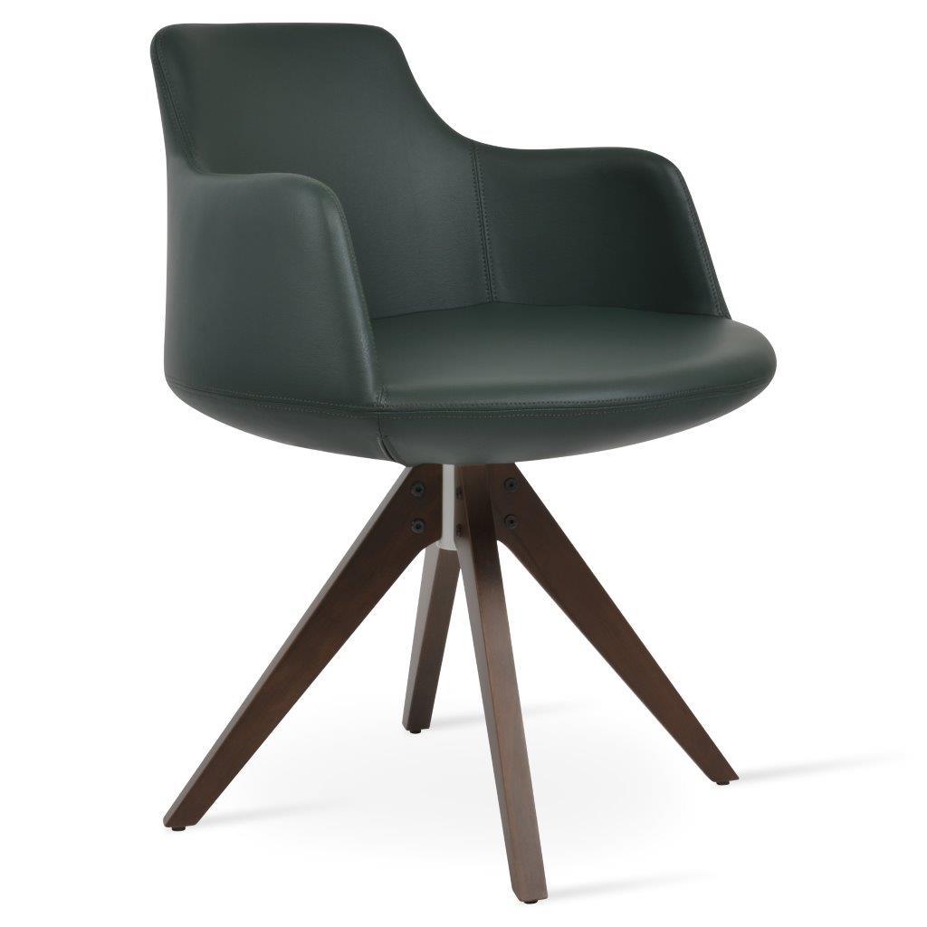 Dervish Pyramid Swivel Dining Chair