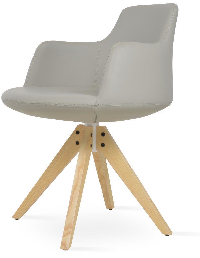 Dervish Pyramid Swivel Dining Chair