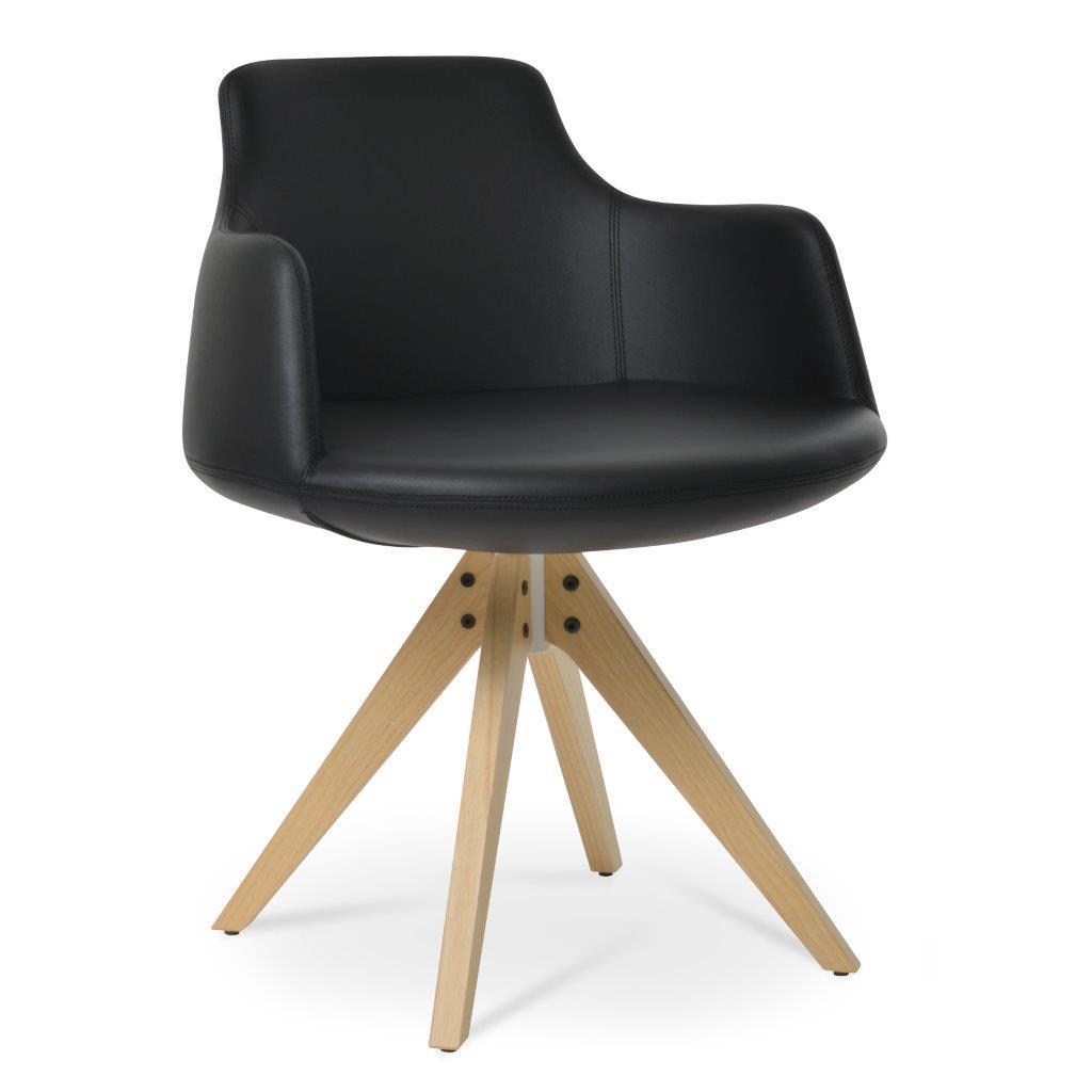 Dervish Pyramid Swivel Dining Chair