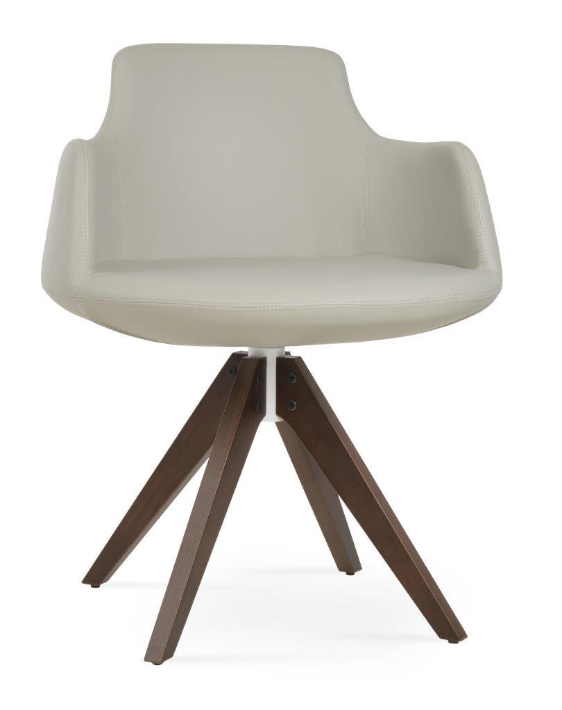Dervish Pyramid Swivel Dining Chair