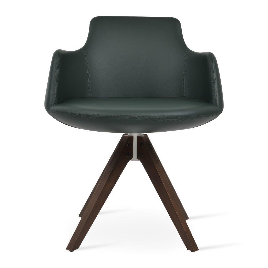Dervish Pyramid Swivel Dining Chair