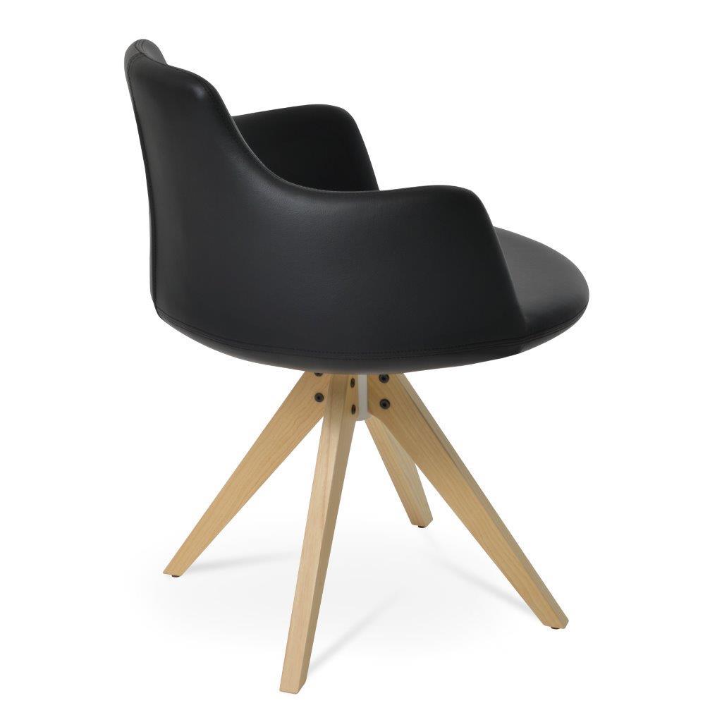 Dervish Pyramid Swivel Dining Chair