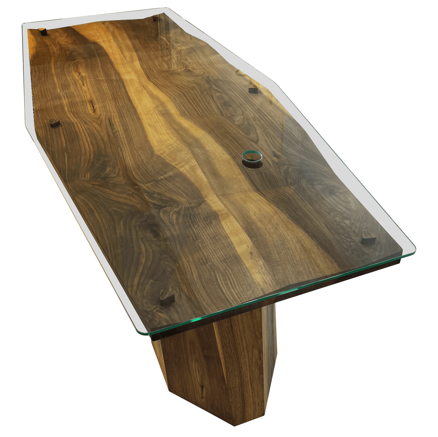 Diamond Deluxe Walnut Office Desk