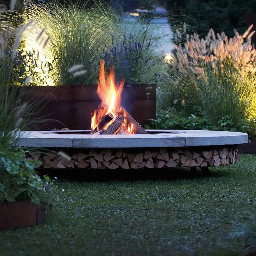 Ercole Concrete Fire Pit By